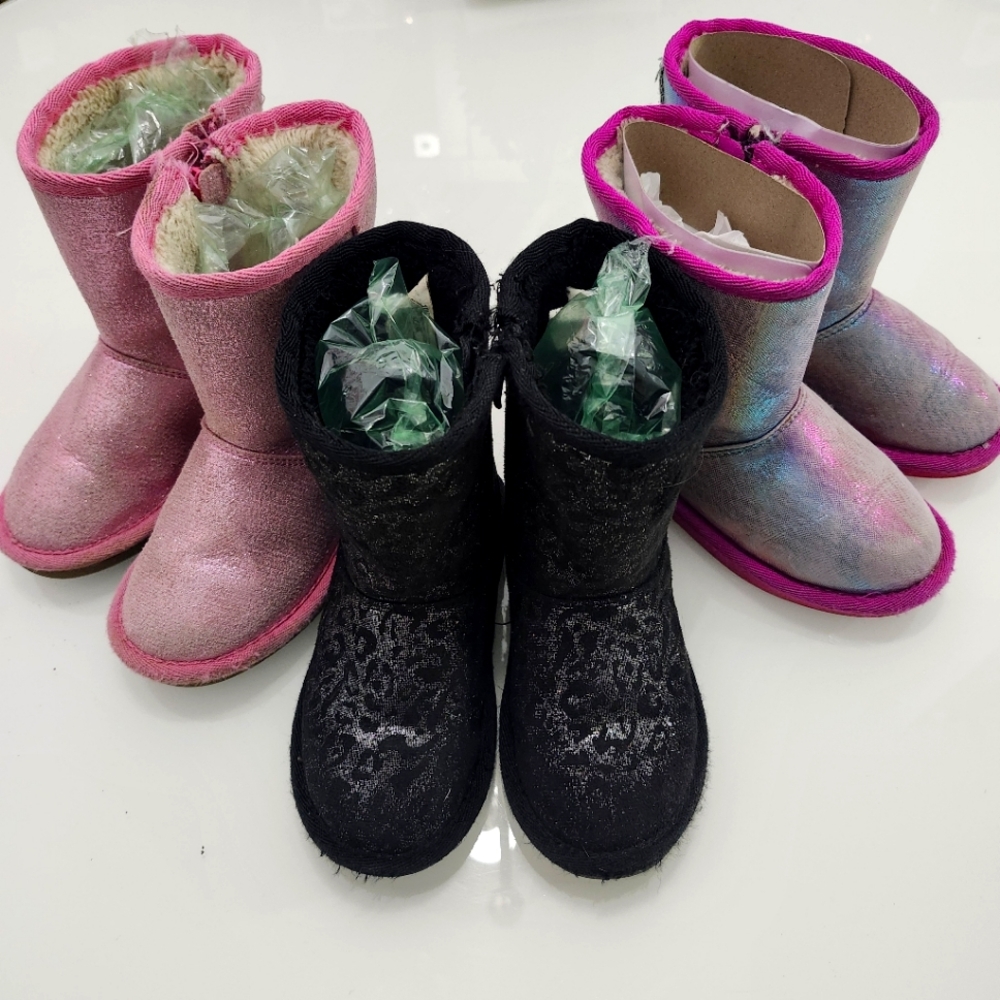 Harper Canyon 3 pairs of girls fall/winter boots